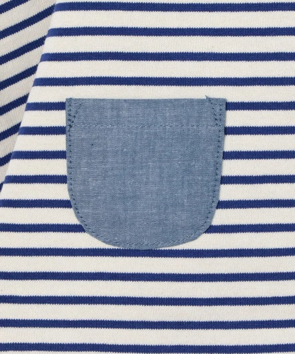 SHIPS KIDS:リバーシブル ボーダー マント 2018SS