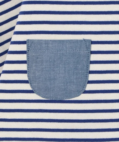 SHIPS KIDS:リバーシブル ボーダー マント 2018SS