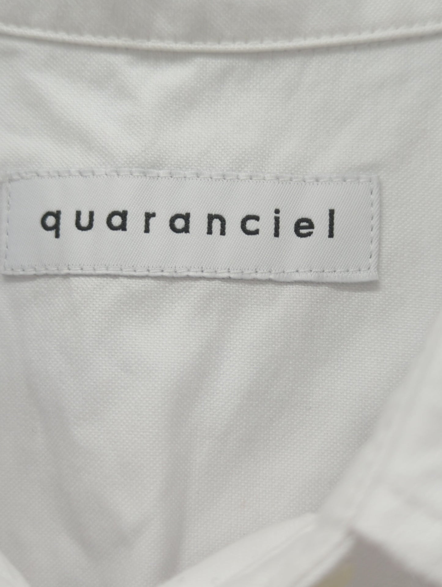 quaranciel:〈洗濯機可能〉オックスフォード ボリュームスリーブ ショート丈 シャツ