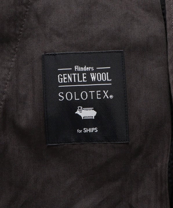 SHIPS: セットアップ GENTLE WOOL シアサッカー ノープリーツ パンツ