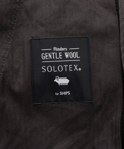 SHIPS: セットアップ GENTLE WOOL シアサッカー ノープリーツ パンツ