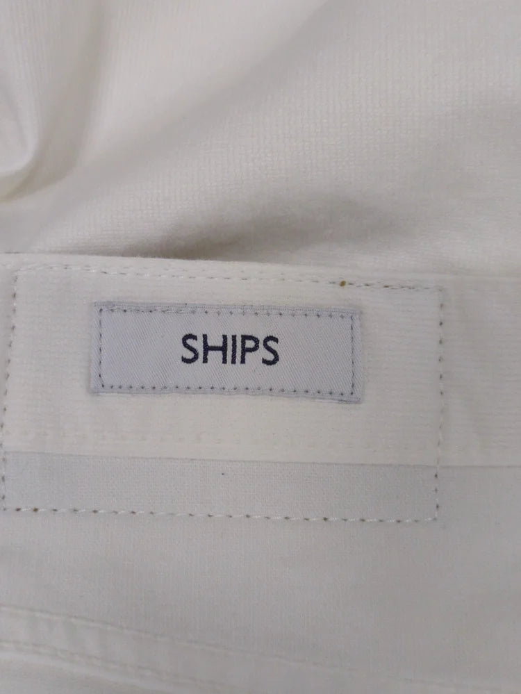 SHIPS:5PKT SELVAGE CL PIQUE STR