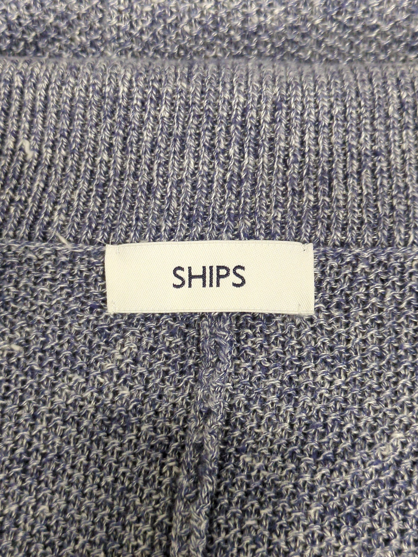 SHIPS: 7ゲージ ピケ 2ボタン ニットジャケット