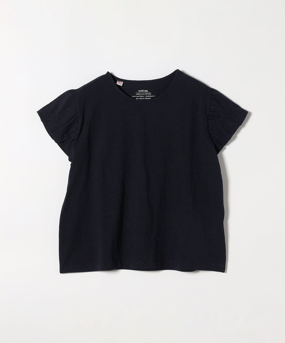 SHIPS any:〈洗濯機可能〉USAコットン パフスリーブ TEE