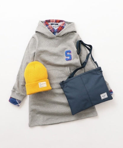 SHIPS KIDS:スウェット フード ワンピース(100〜130cm)