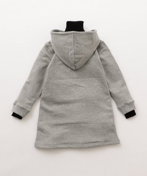 SHIPS KIDS:スウェット フード ワンピース(100〜130cm)