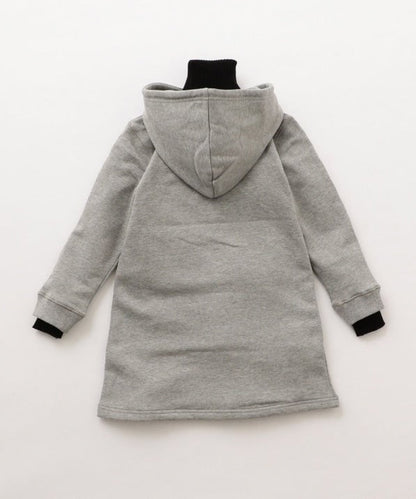 SHIPS KIDS:スウェット フード ワンピース(100〜130cm)