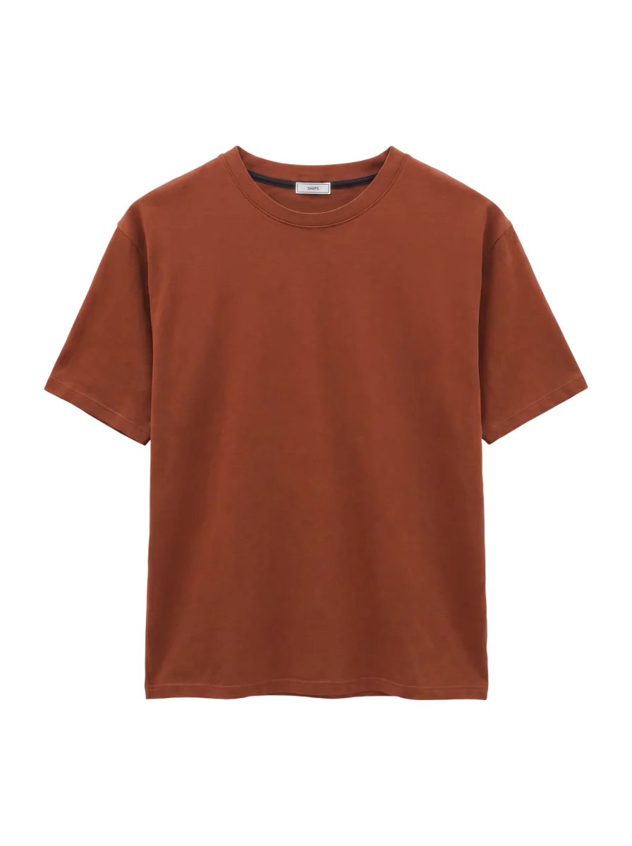 SHIPS: ドレス コンフォートライン ALBINI クルーネック Tシャツ
