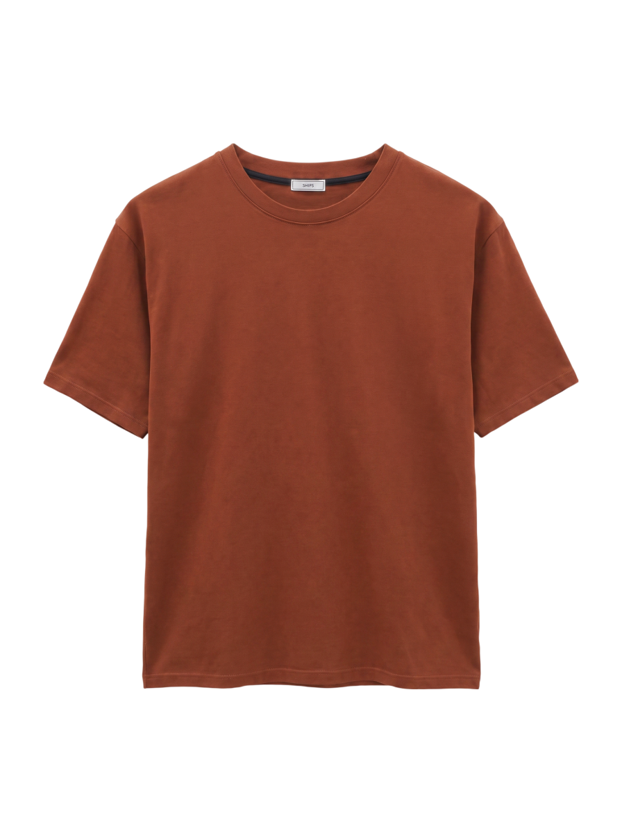 SHIPS: ドレス コンフォートライン ALBINI クルーネック Tシャツ