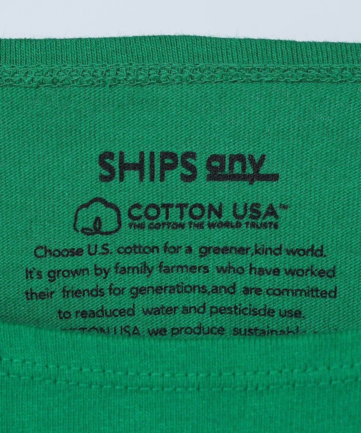 SHIPS any: 【ユニセックス】コットンUSA バスク キャンプポケット 8分袖 カットソー