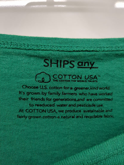 SHIPS any: 【ユニセックス】コットンUSA バスク キャンプポケット 8分袖 カットソー