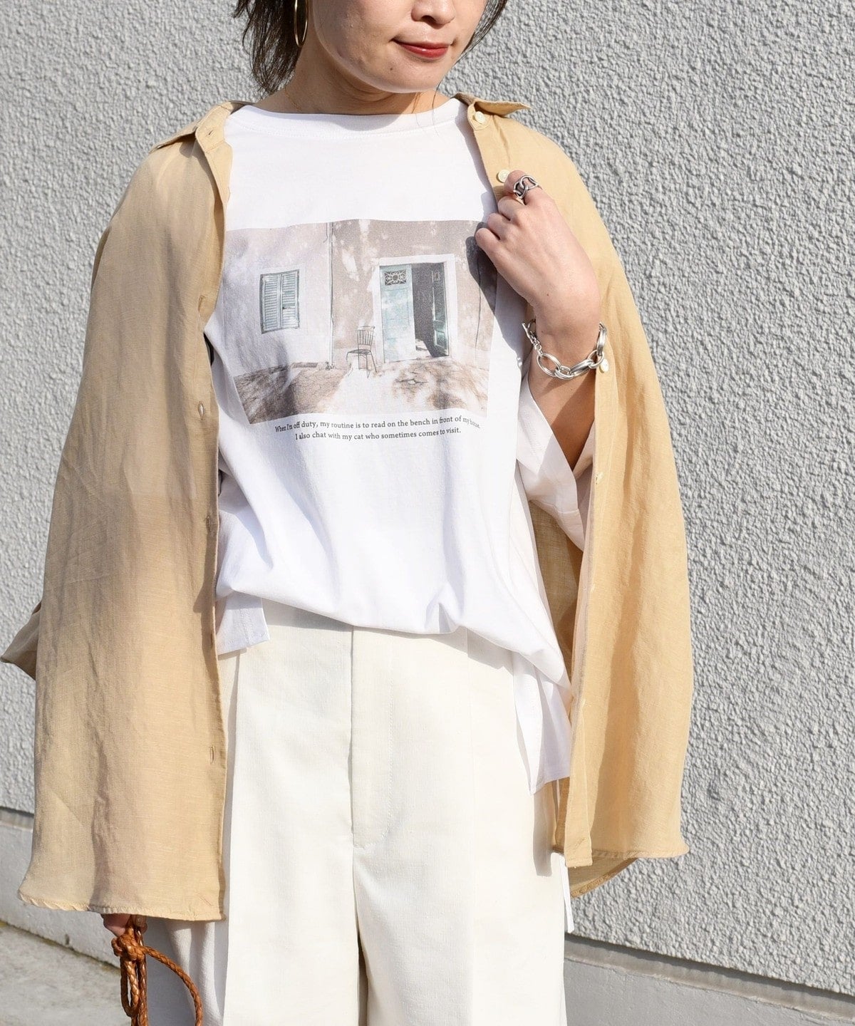 オーガニックコットン フォト ショート スリーブ TEE