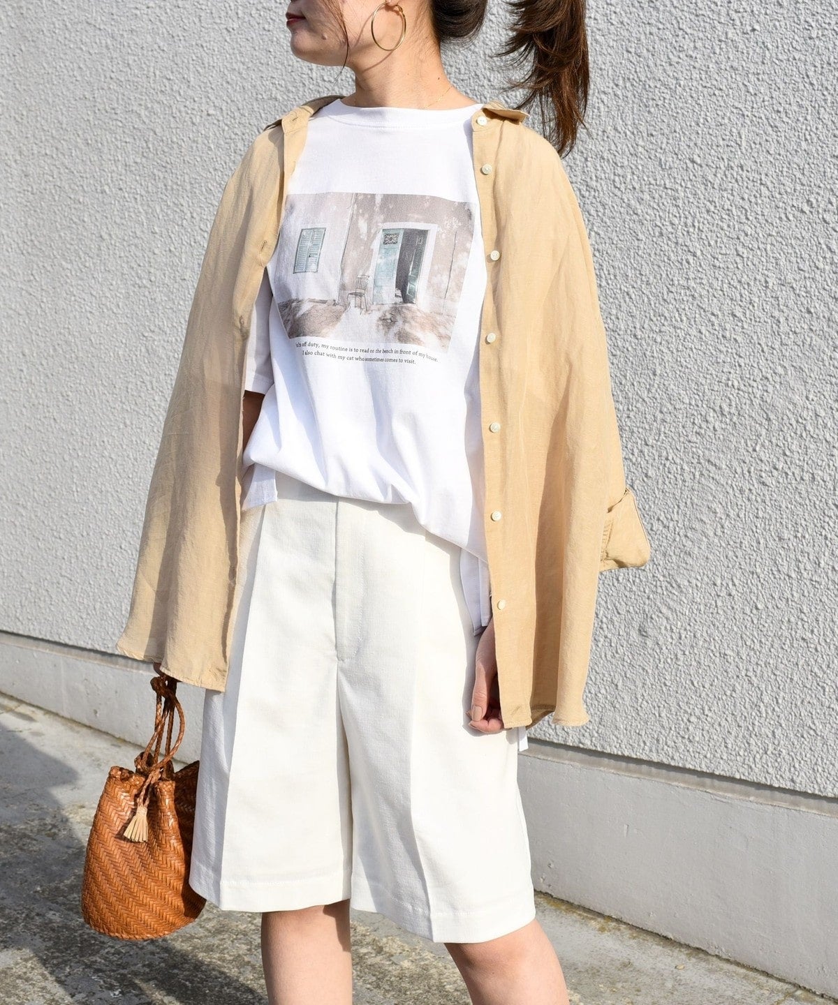 オーガニックコットン フォト ショート スリーブ TEE