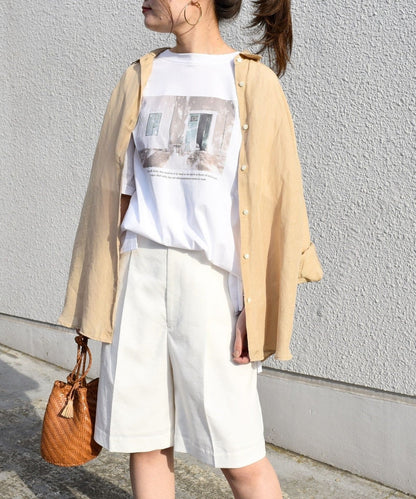 オーガニックコットン フォト ショート スリーブ TEE