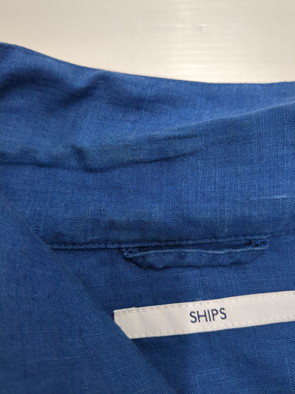 SHIPS: リネン フレンチカラー 7スリーブ シャツ