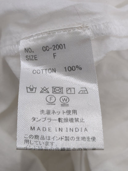 crinkle crinkle crinkle:〈手洗い可能〉コットン フリルカラー シャツ