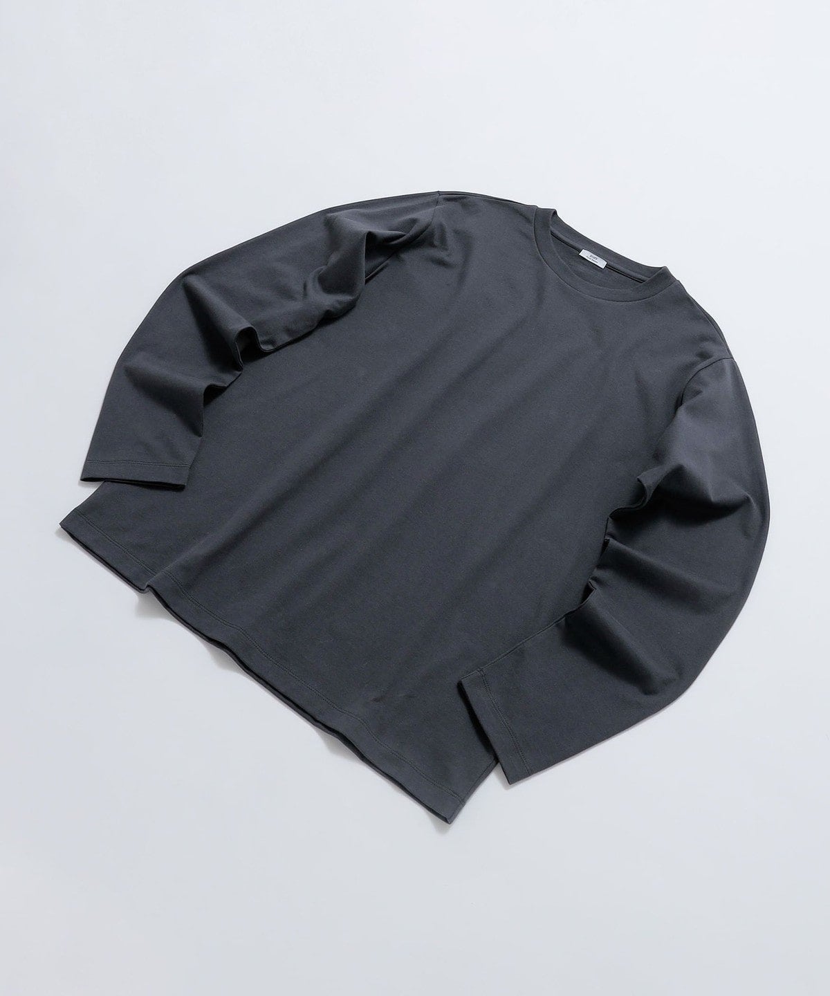 SHIPS: 抗菌・防臭 NANO-FINE(R) ハイゲージ クルーネック Tシャツ (ロンT)
