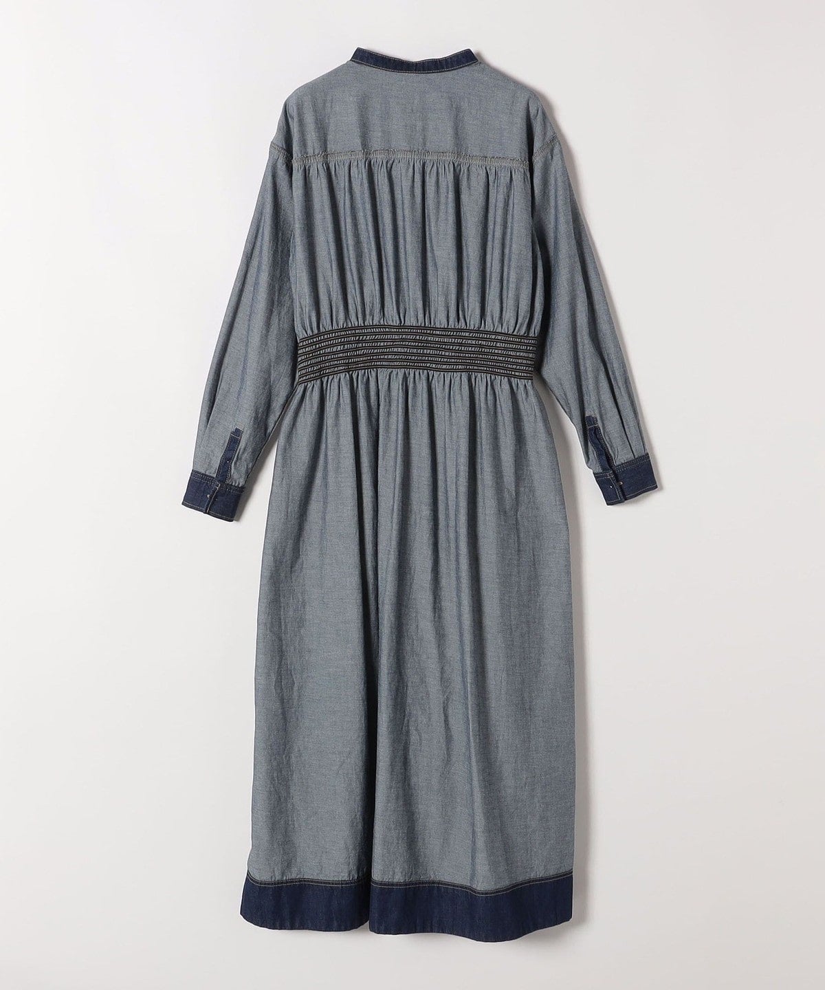 SHIPS any: シャーリング デニム ポケット ワンピース ［SHIPS any DENIM］