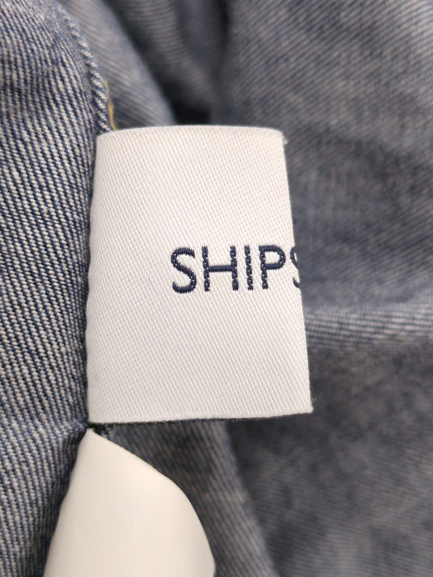 SHIPS any: シャーリング デニム ポケット ワンピース ［SHIPS any DENIM］