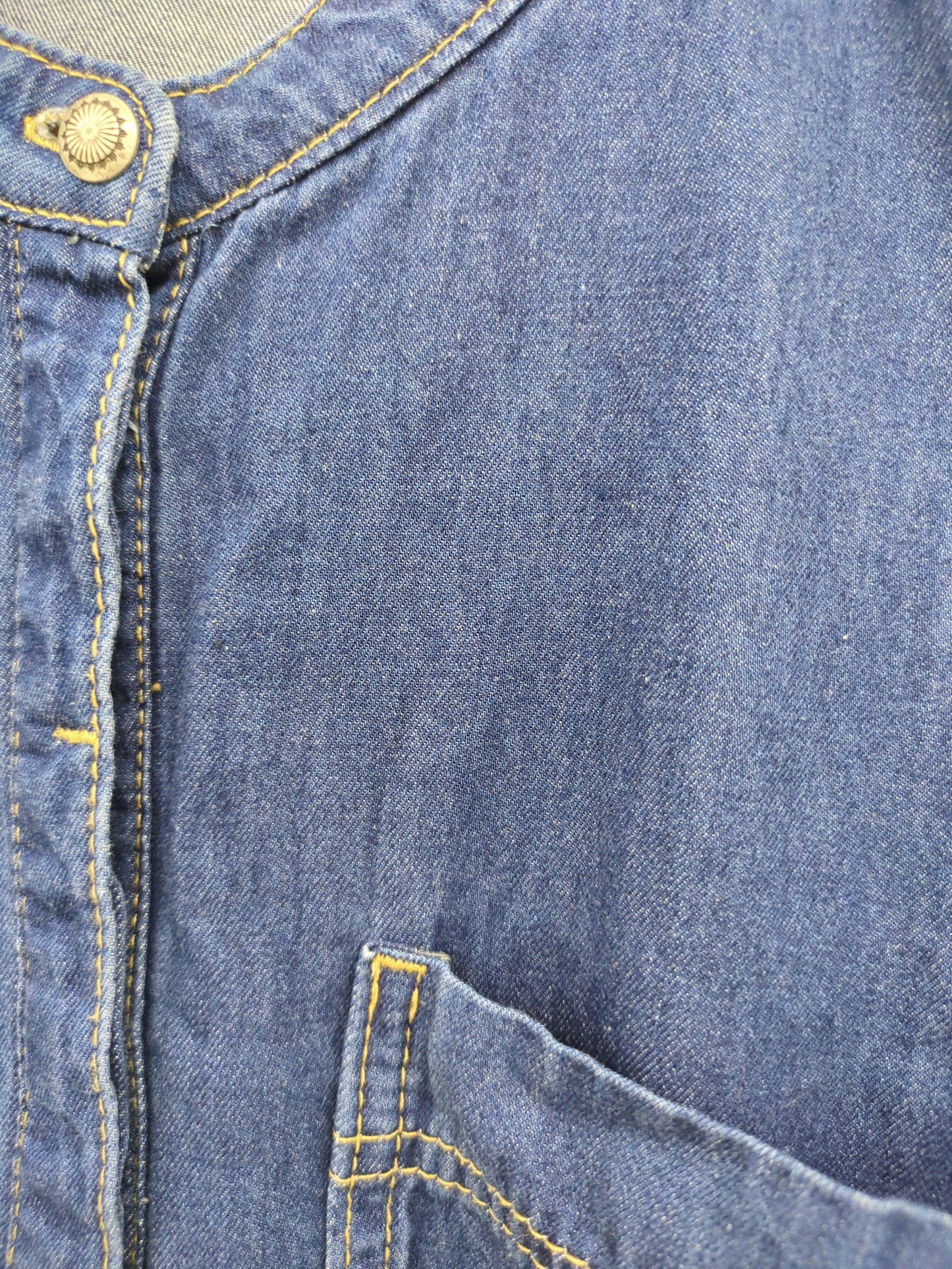 SHIPS any: シャーリング デニム ポケット ワンピース ［SHIPS any DENIM］
