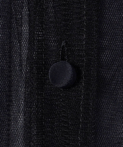 〈手洗い可能〉チュール ビッグ シャツ