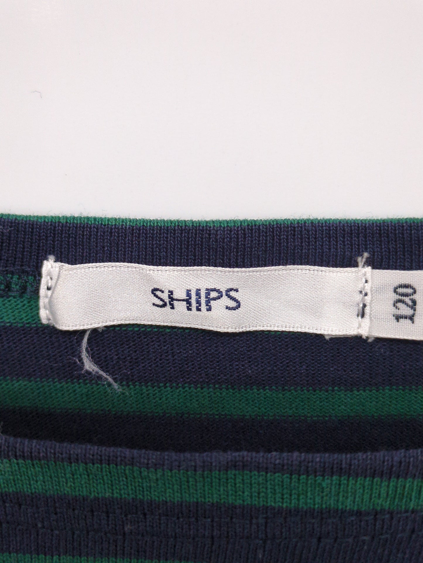 SHIPS KIDS:ボーダー×タイプクロス ワンピース(100〜130cm)