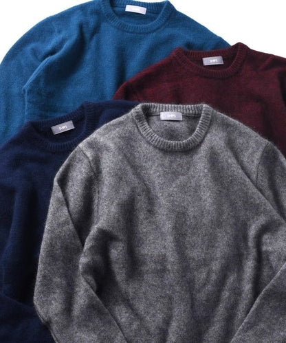 SU: MIX WOOL クルーネック ニット