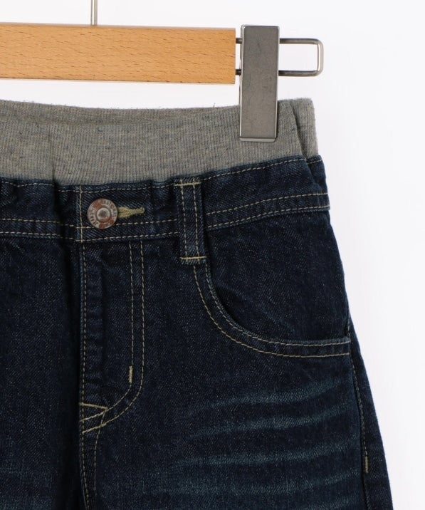 SHIPS KIDS:ダブルウエスト デニム パンツ(100〜130cm)
