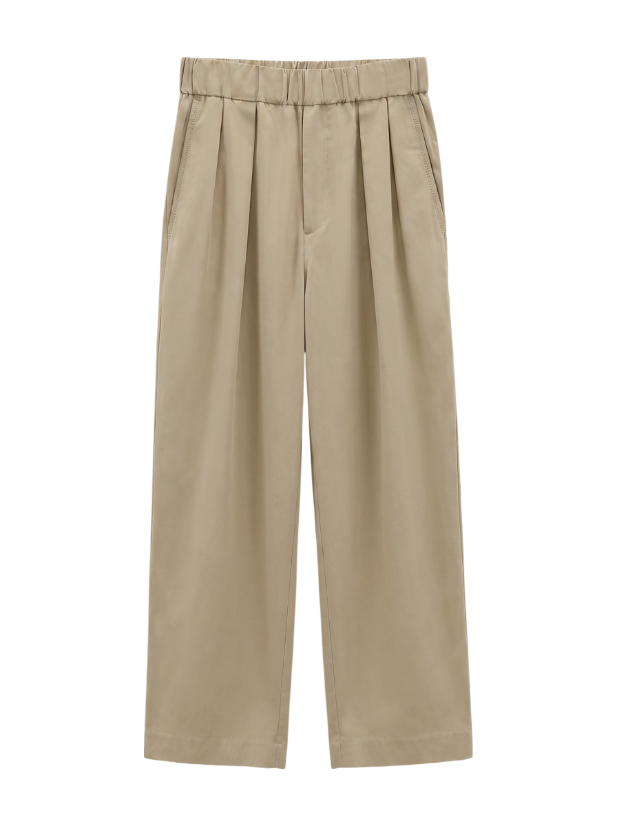 PrimaryNavyLabel:フィンクスコットンタックパンツ