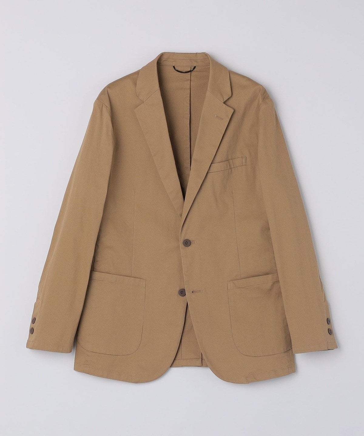 SHIPS:〈手洗い可能・セットアップ対応〉ウォッシュド ピケ 2ボタン ジャケット