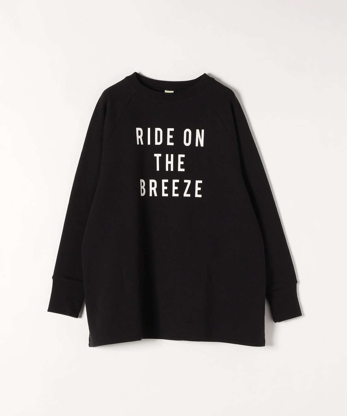 【SHIPS any別注】THE KNiTS: ロゴ ロングスリーブ スウェット