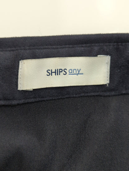 SHIPS any: エコスエードコートワンピース