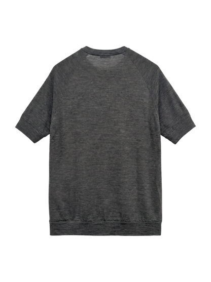 SHIPS: 【ウォッシャブル】 super 100s 梳毛ウールジャージ クルーネックTシャツ