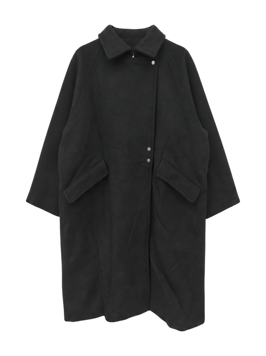 【WEB限定】SHIPS any: バルマカーン コクーン コート 24FW
