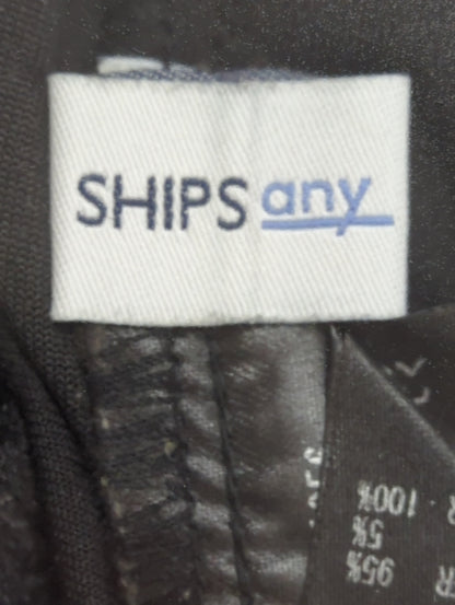SHIPS any:〈手洗い可能〉クラッシュ ベロア サイドライン ワイド イージー パンツ