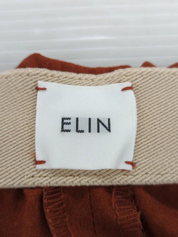ELIN:サイドラインストレートパンツ