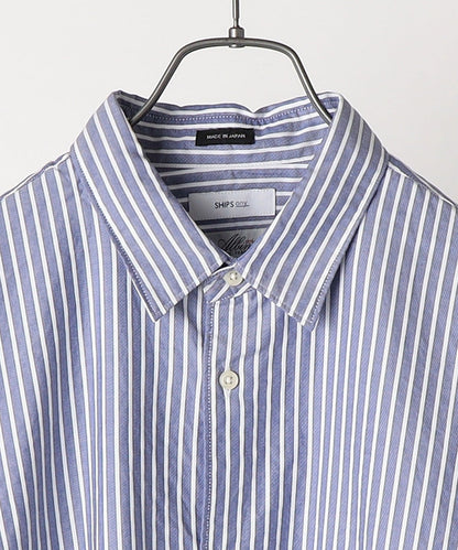 SHIPS any: ALBINI コットン オックス 長袖シャツ