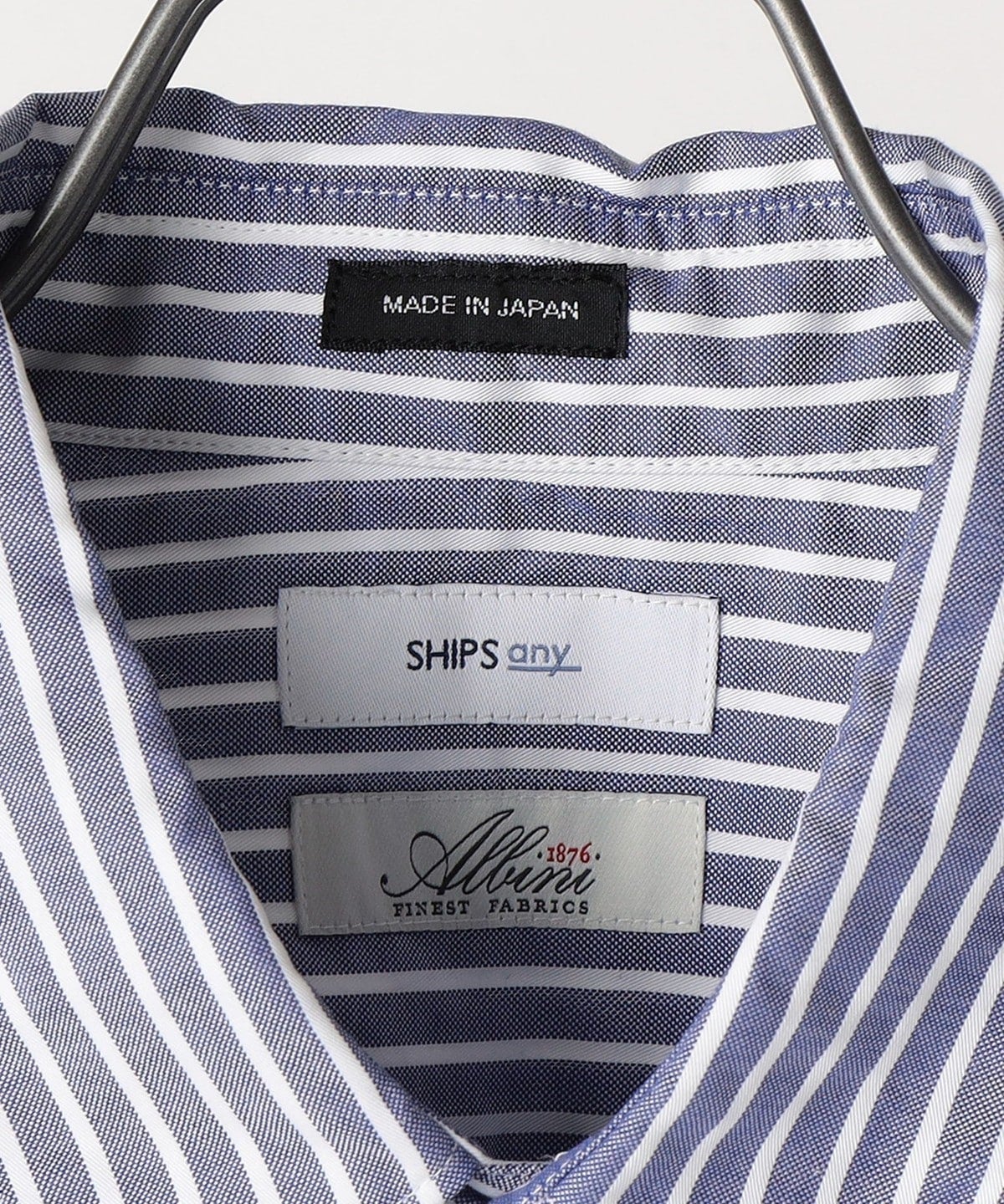 SHIPS any: ALBINI コットン オックス 長袖シャツ