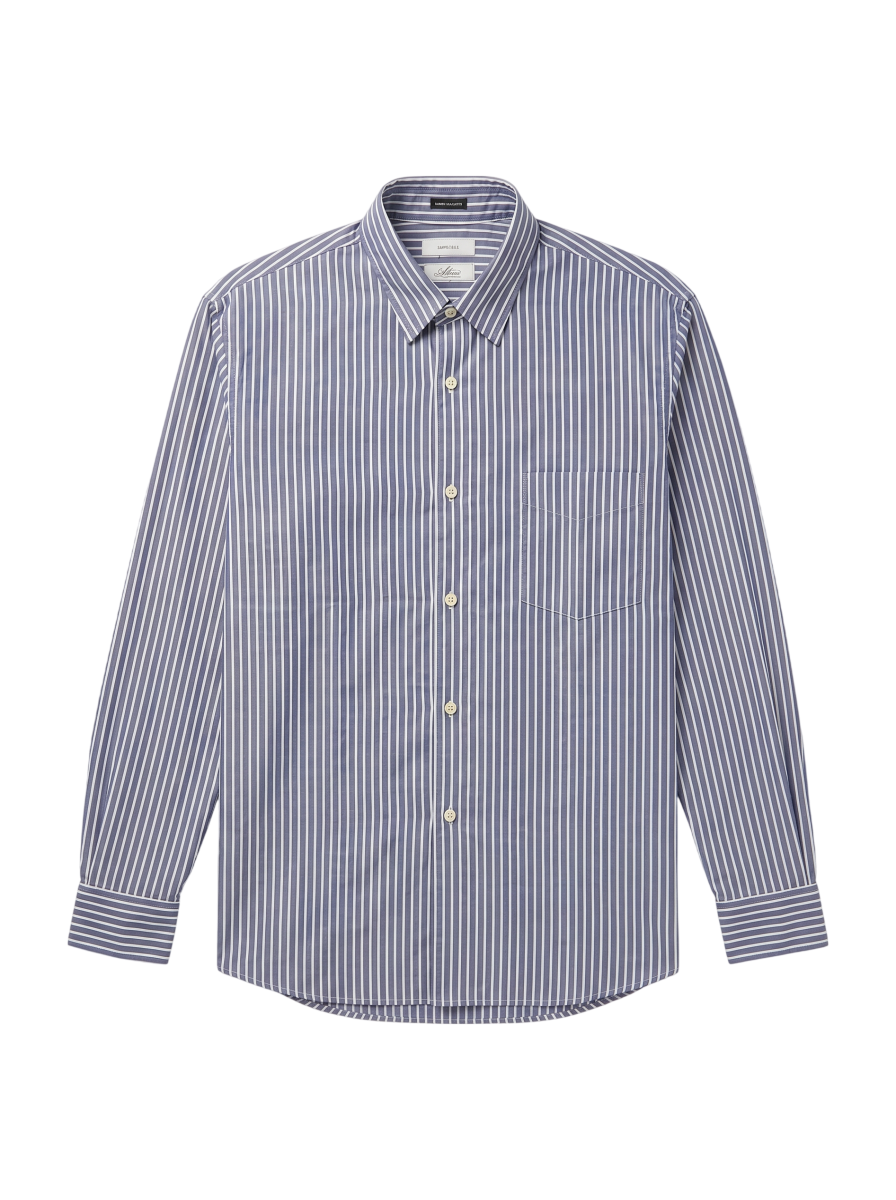 SHIPS any: ALBINI コットン オックス 長袖シャツ