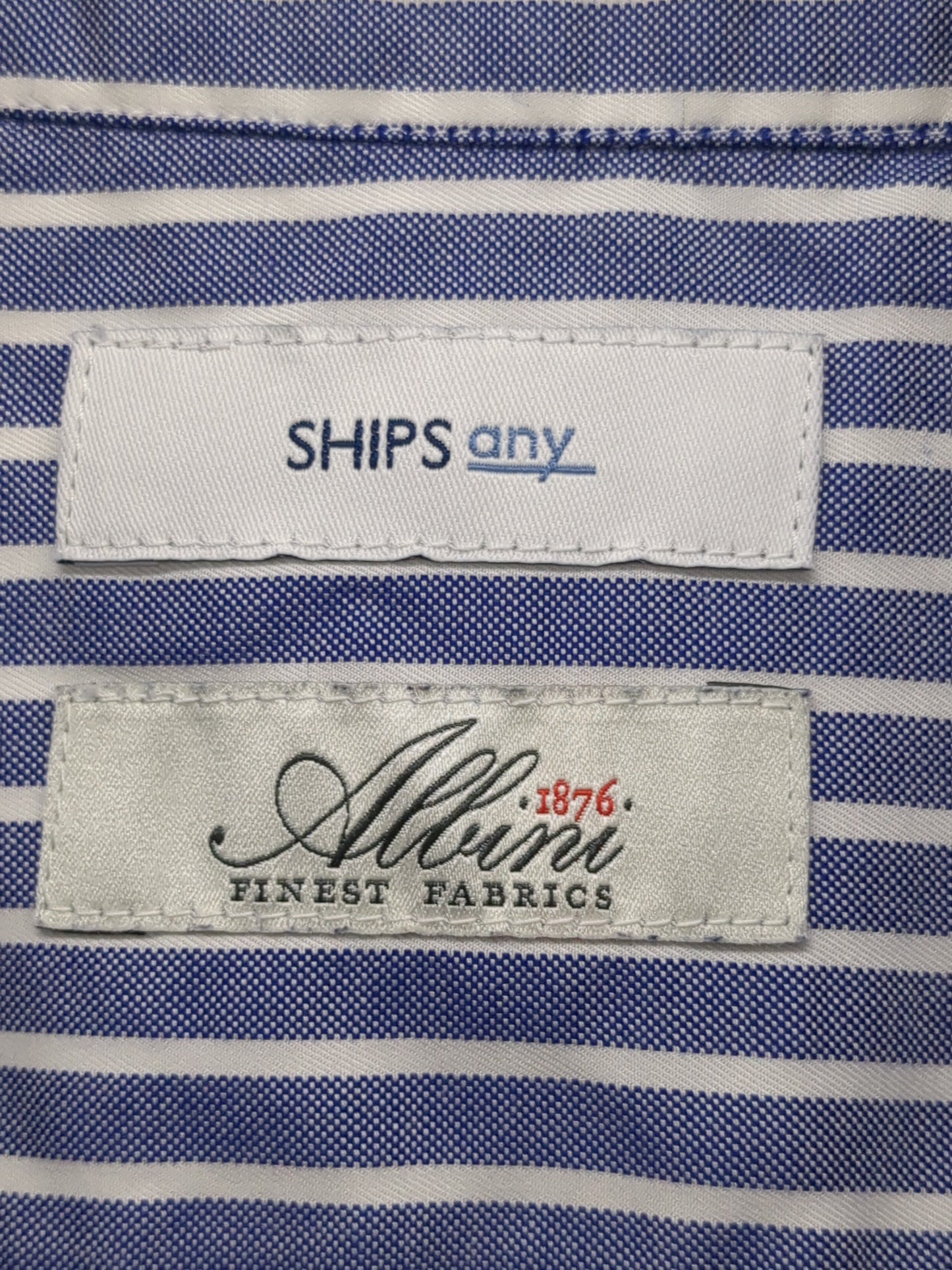 SHIPS any: ALBINI コットン オックス 長袖シャツ