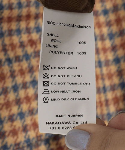 nicholson & nicholson:チェックスカート