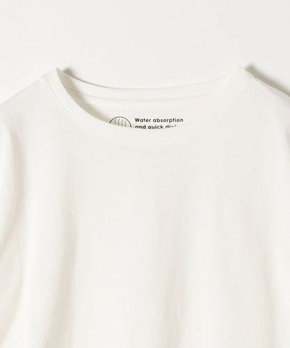 SHIPS any: ラウンドヘム ハーフスリーブ TEE2〈吸水速乾〉