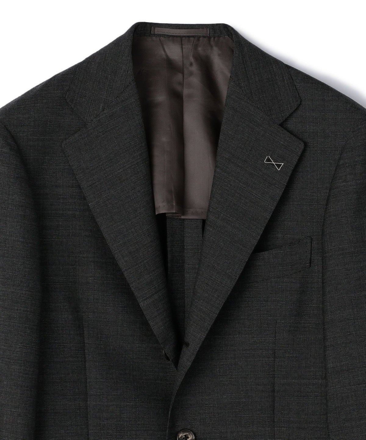 SD:【RING JACKET×CANONICO×SHIPS】ピンヘッド スーツ(チャコールグレー)