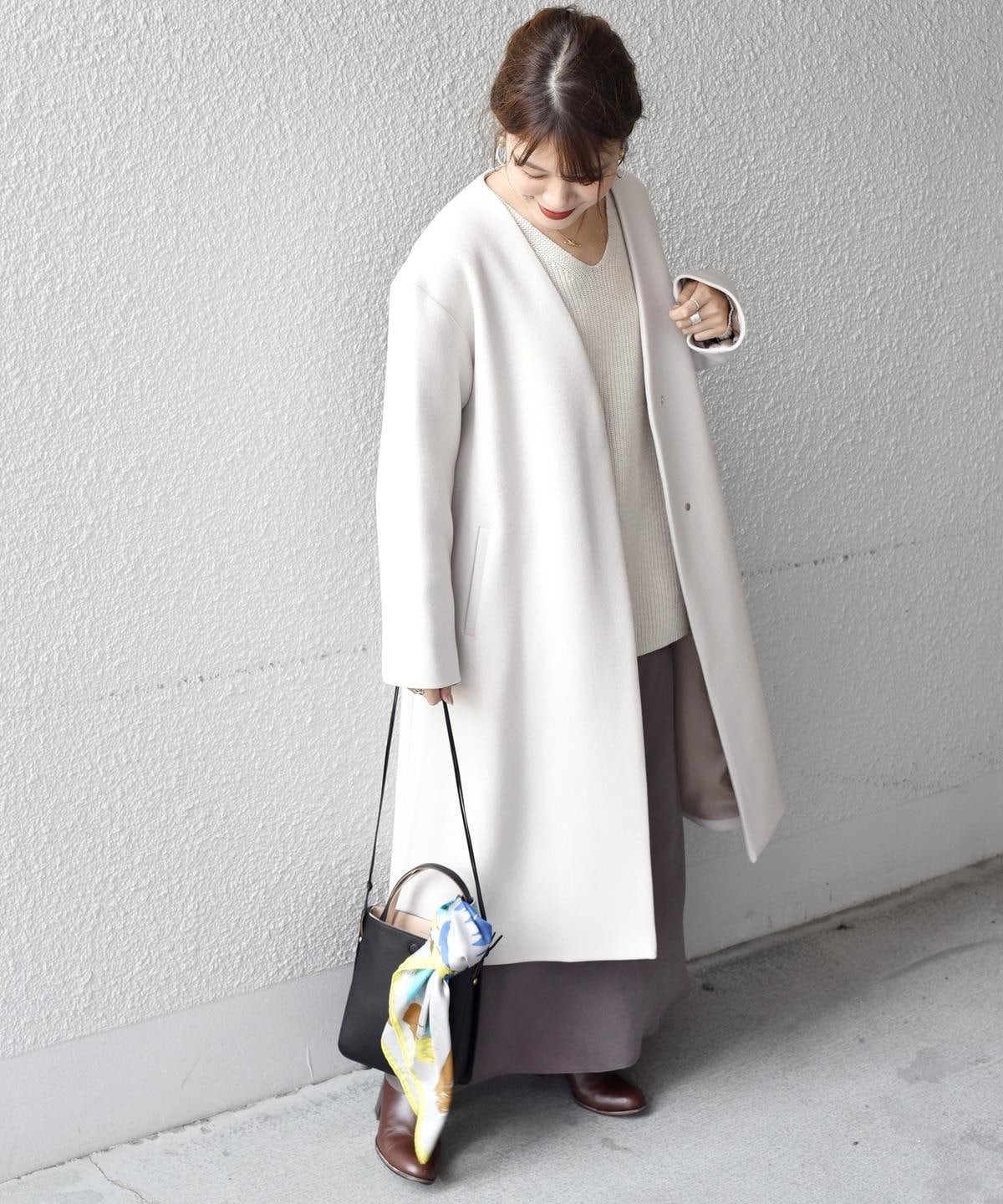 BELLANDI ノーラペルコート