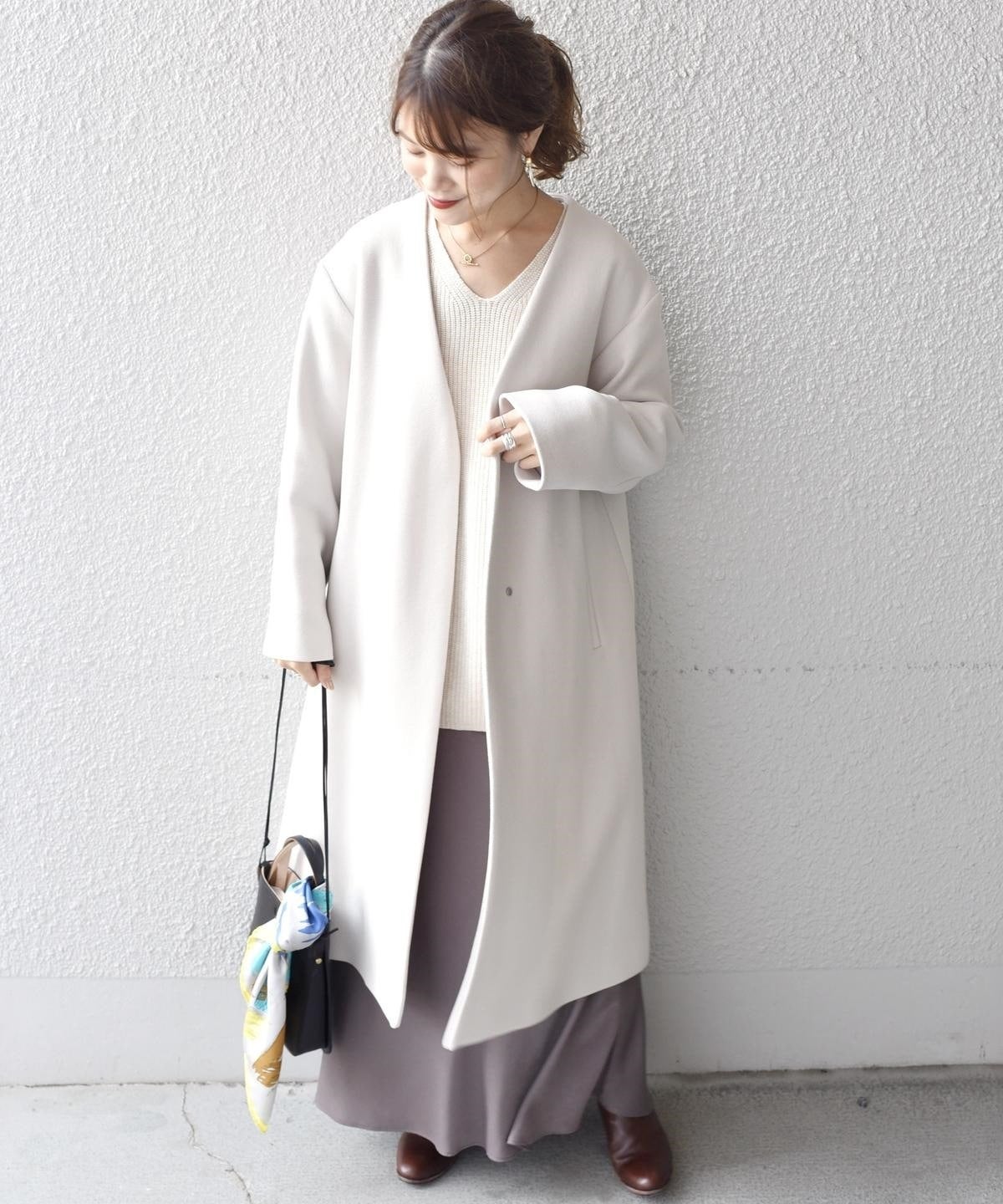 BELLANDI ノーラペルコート