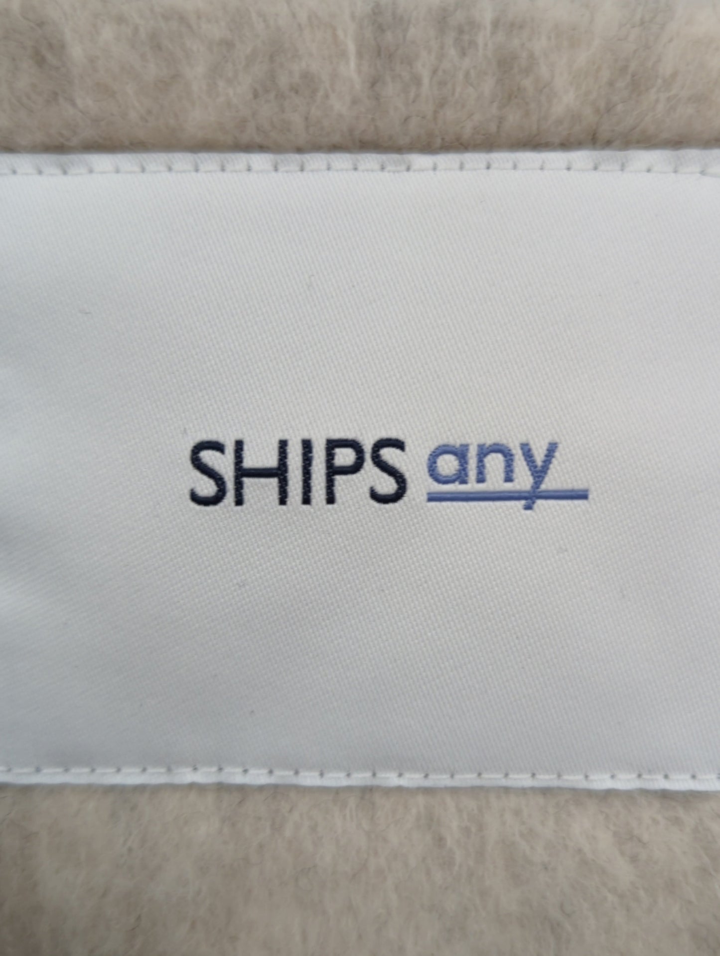 SHIPS any: ウール ミックス シャギー ノーカラー コクーン コート