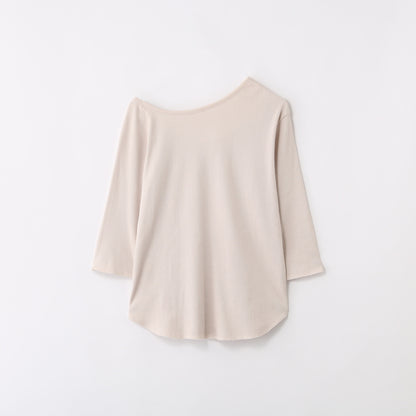 Prefer SHIPS:7部袖アシンメトリーカットソー