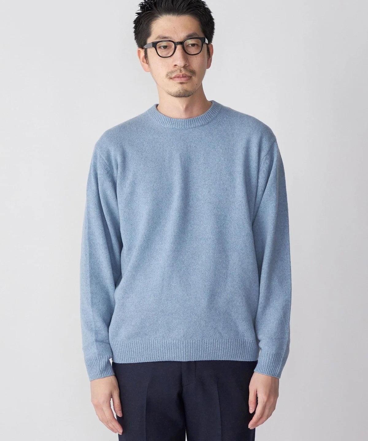 SHIPS: リサイクル カシミヤ クルーネック ニット