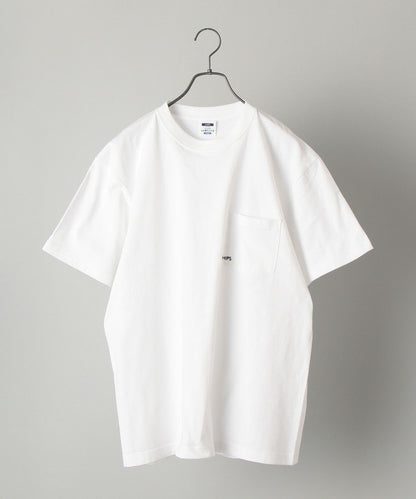 【WEB限定】SHIPS: マイクロ SHIPSロゴ ポケット Tシャツ