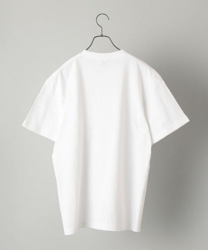 【WEB限定】SHIPS: マイクロ SHIPSロゴ ポケット Tシャツ